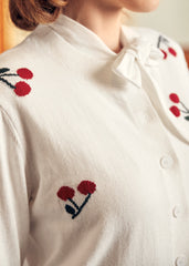 Cherry on Top Crew Neck Cardigan