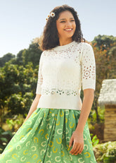 A Dash of Darling Short Sleeve Pullover Sweater