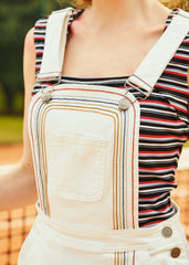 A Posh Picnic Denim Overall Jumper
