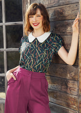Clever Quill Blouse