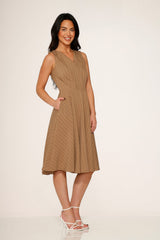 Camel Swing Dress