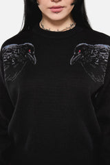 Apollo Crow Knit Sweater