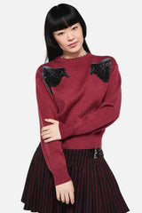 Apollo Crow Knit Sweater