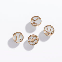 Basketball Stud Earrings