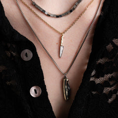Butcher Knife Charm Necklace