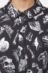 Body Fossils Printed Dress