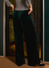 Cider, Spice & Everything Nice Wide Leg Velvet Pants