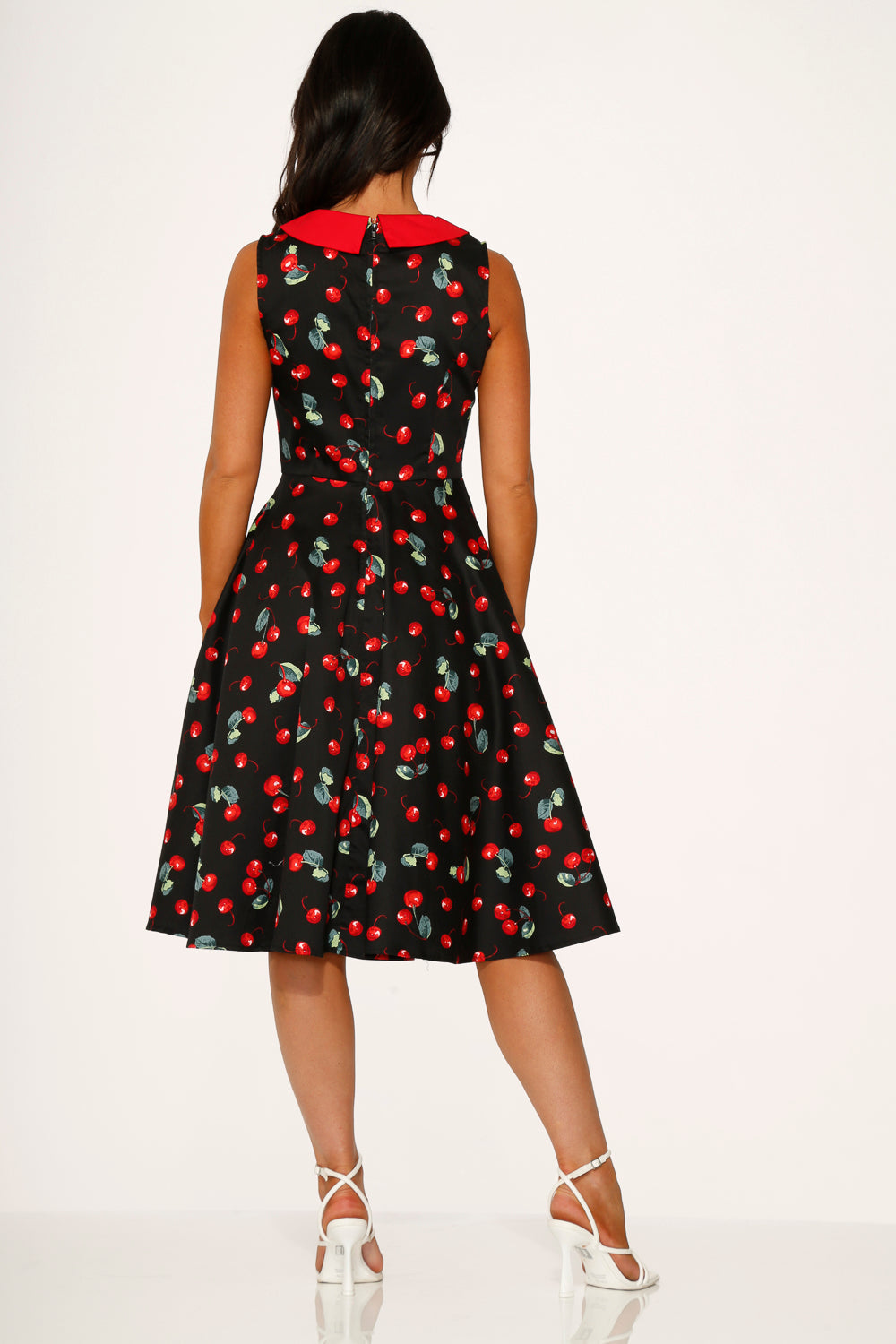 Black Cherry Swing Dress