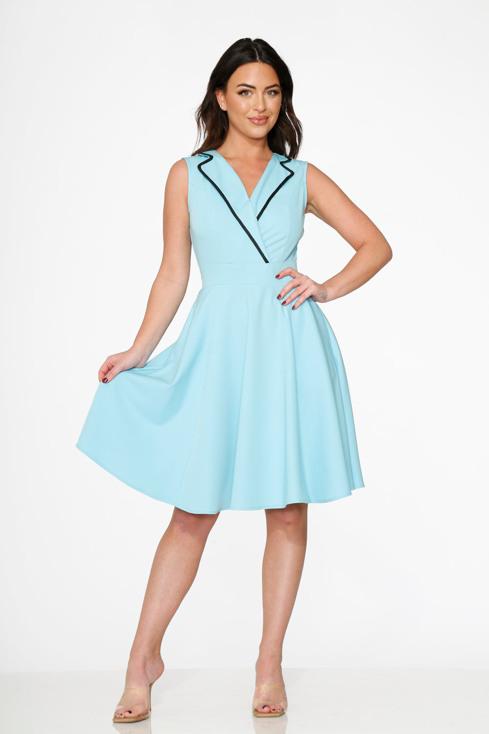 Blue Jenny Swing Dress
