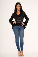 Black Victorian Tailed Jacket