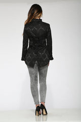 Black Brocade Jacket