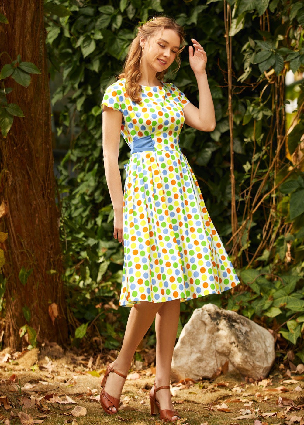 Confetti Daydream Fit & Flare Dress