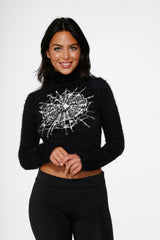 Black Spider Sweater
