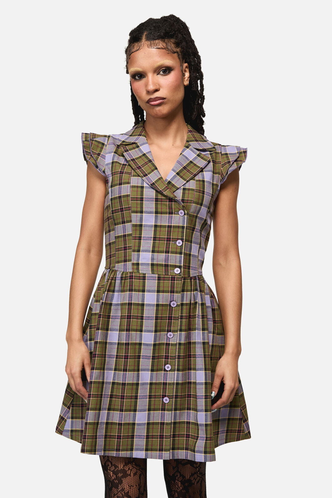 Apothecarius Goth Tartan Dress