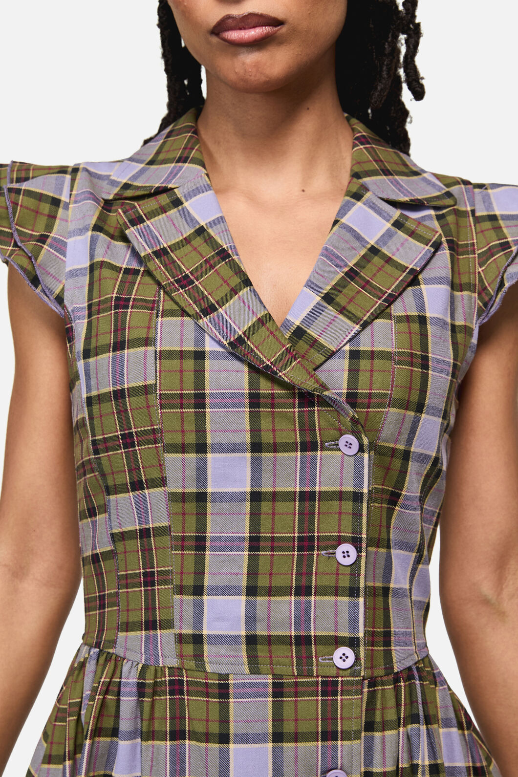 Apothecarius Goth Tartan Dress