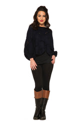 Cordelia Knitted Poncho Sweater