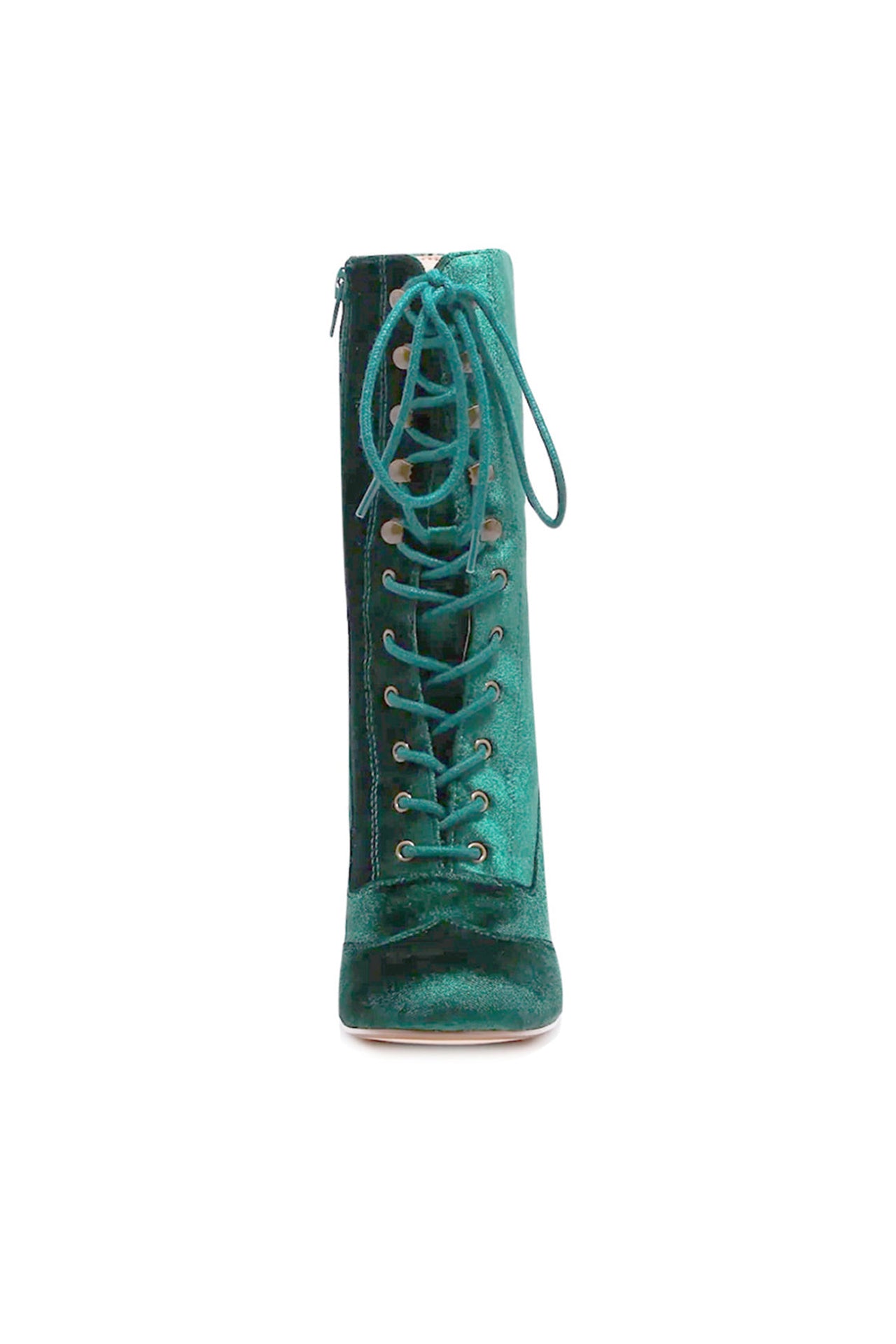 Claire Velvet Victorian Booties