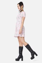 Cherub Face Printed Dress