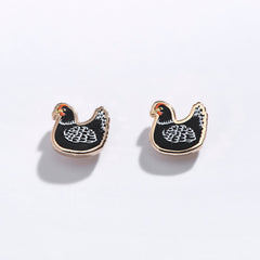 Chicken Stud Earrings