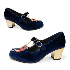 Chocolaticas® Mid Heels Les Dames Du Cirque Women's Mary Jane Pump