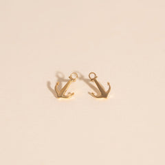 Anchor Stud Earrings