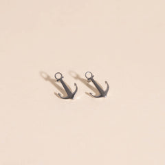 Anchor Stud Earrings