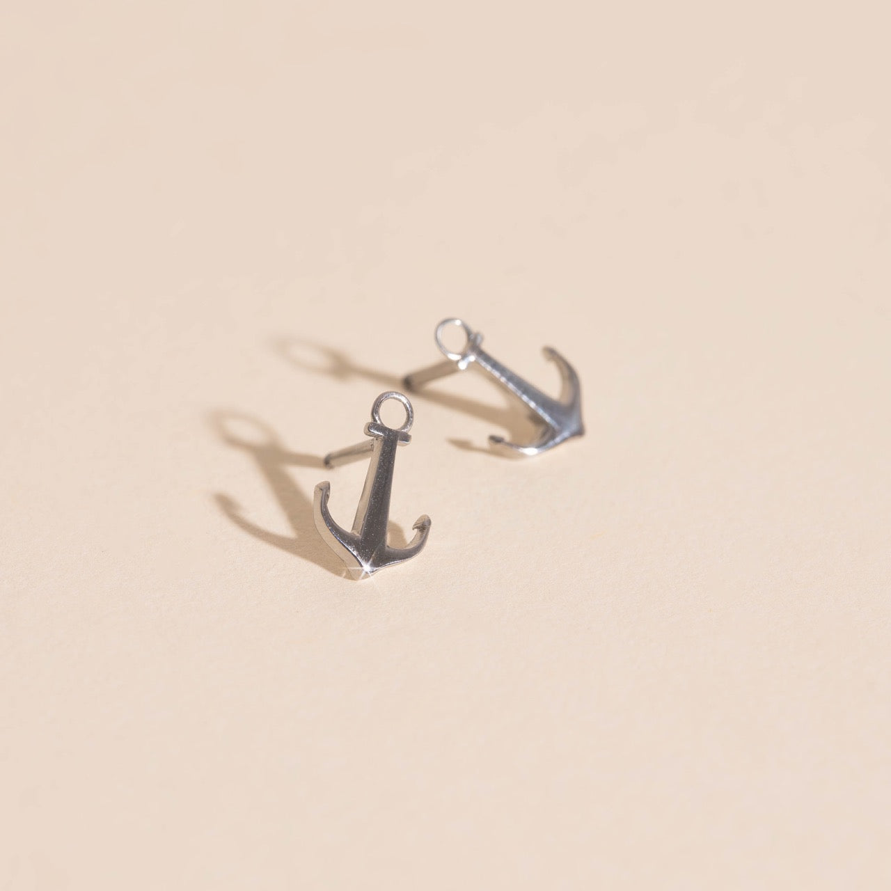 Anchor Stud Earrings