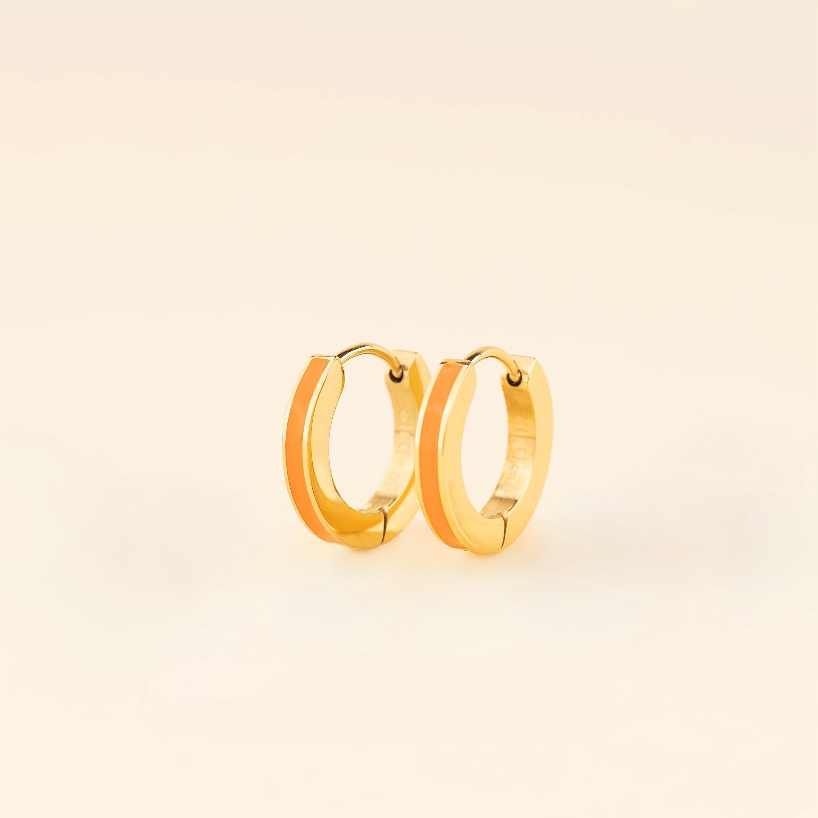 Color Huggie Hoop Earrings