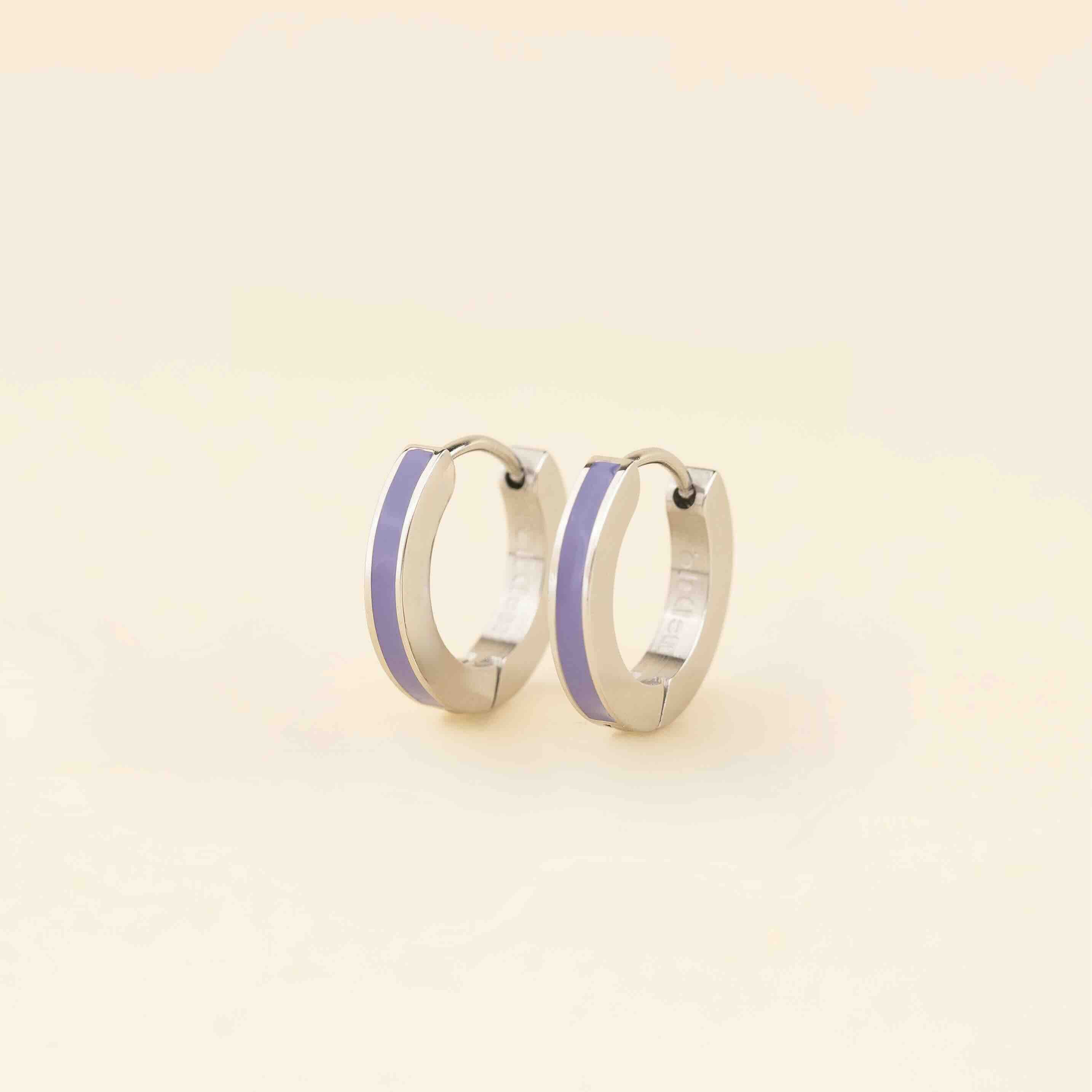 Color Huggie Hoop Earrings
