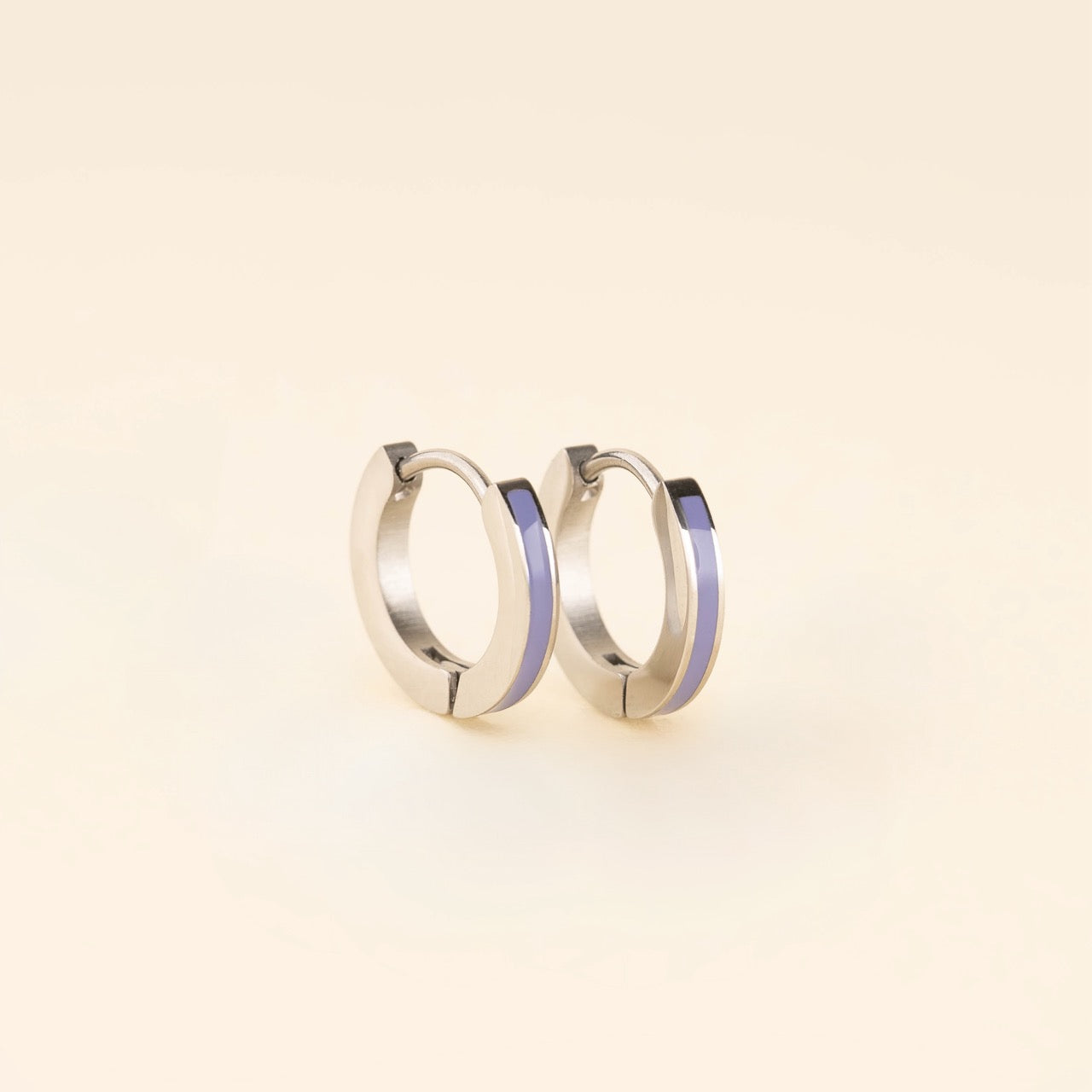 Color Huggie Hoop Earrings