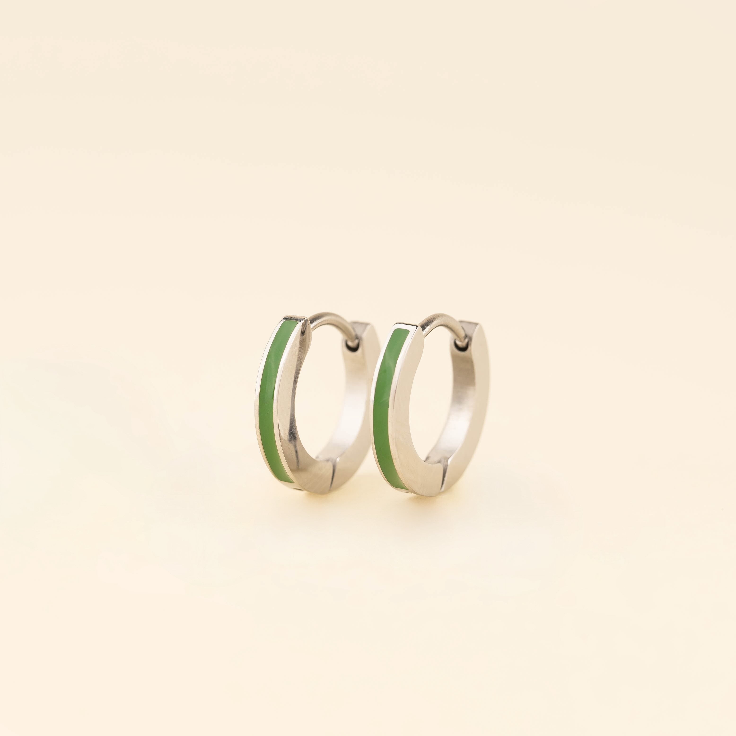 Color Huggie Hoop Earrings
