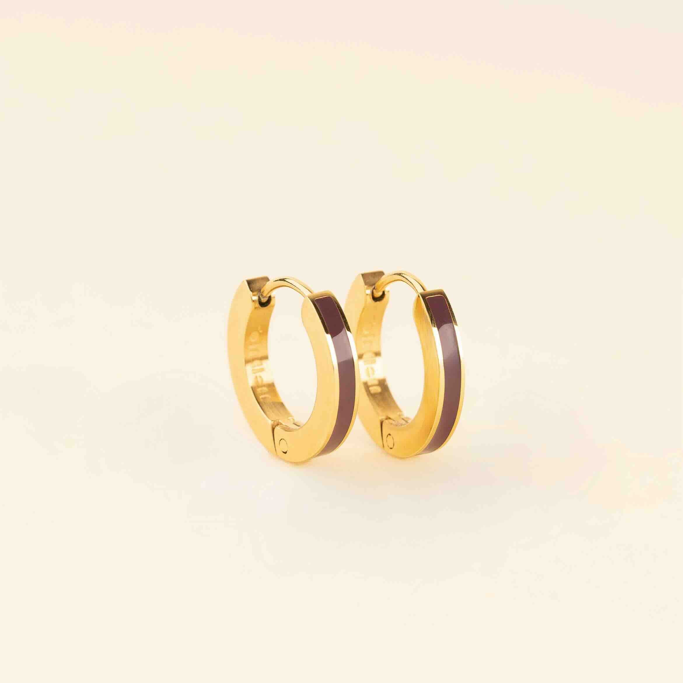Color Huggie Hoop Earrings