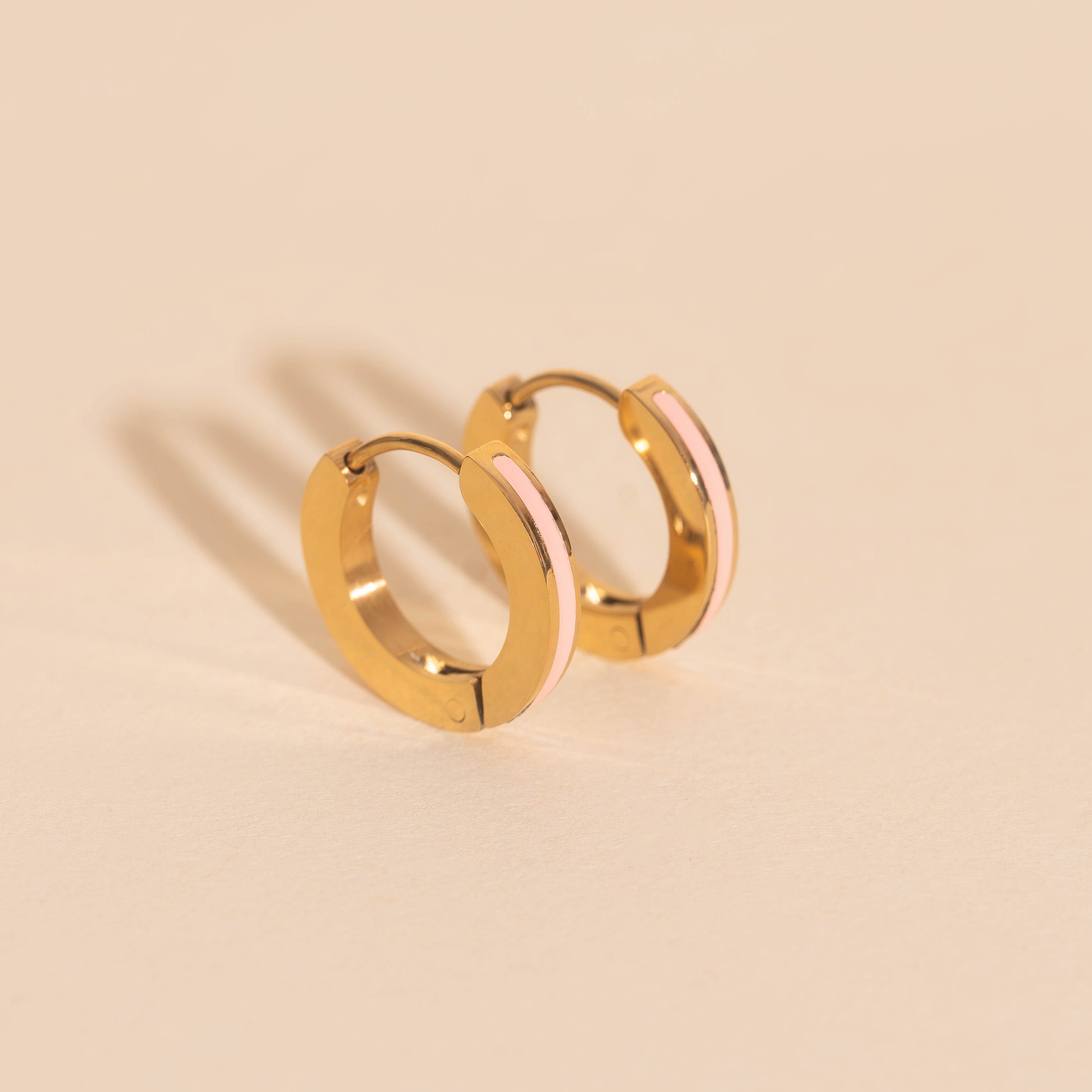 Color Huggie Hoop Earrings