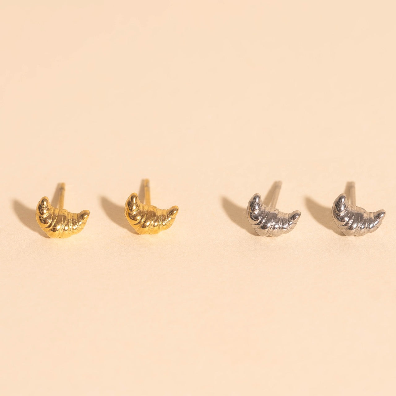 Croissant Stud Earrings