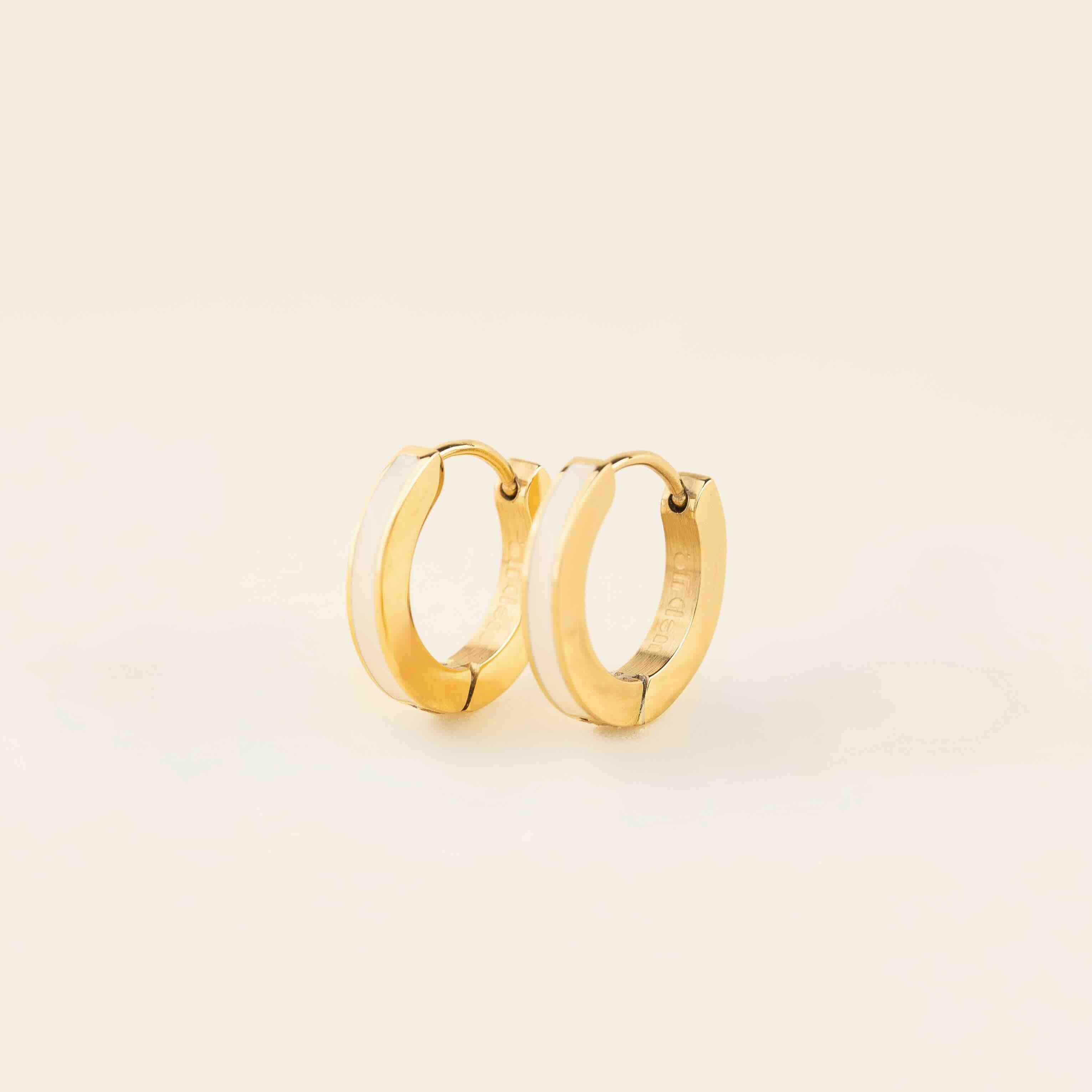 Color Huggie Hoop Earrings