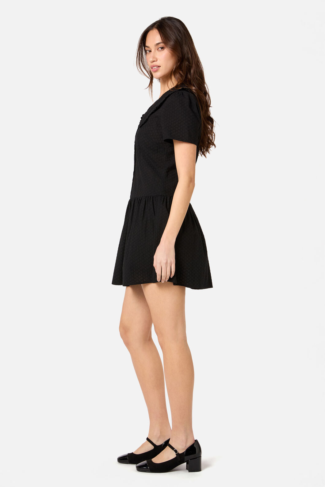 Andrea Drop Waist Mini Dress