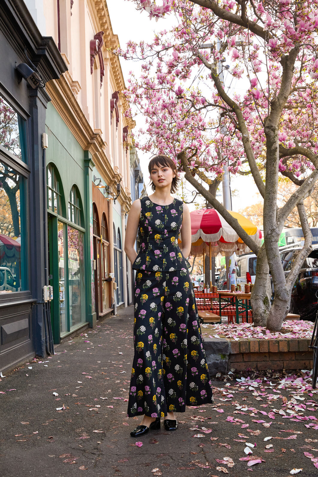 Astrid Rose Wide Leg Pant