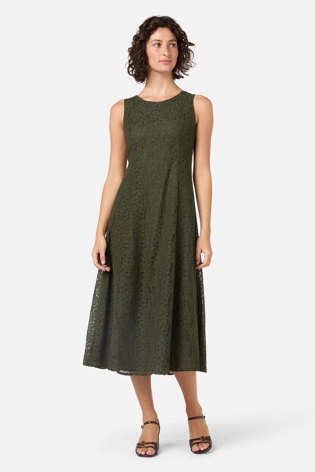 Amara Lace Midi Dress
