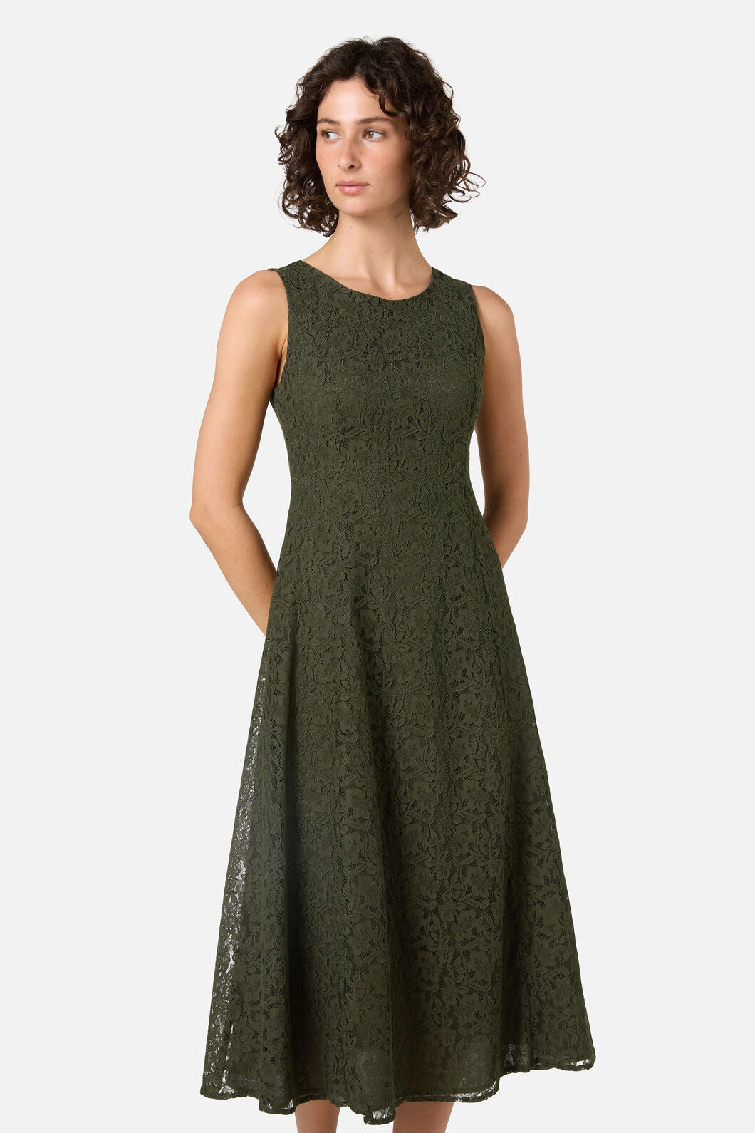 Amara Lace Midi Dress
