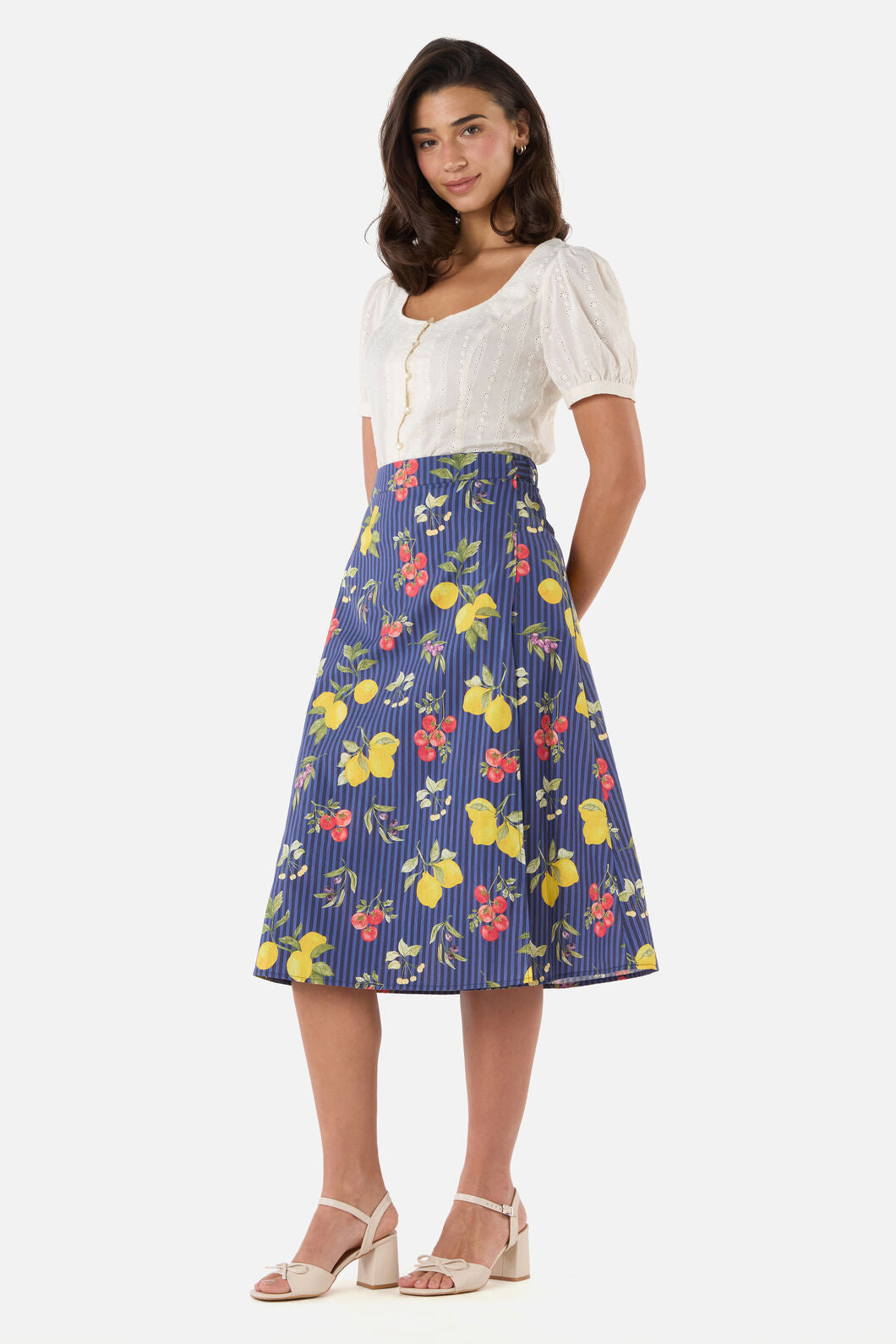 Carla Picnic Midi Wrap Skirt