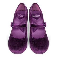 Chocolaticas® Mid Heels Plum Elixir Women's Mary Jane Pump