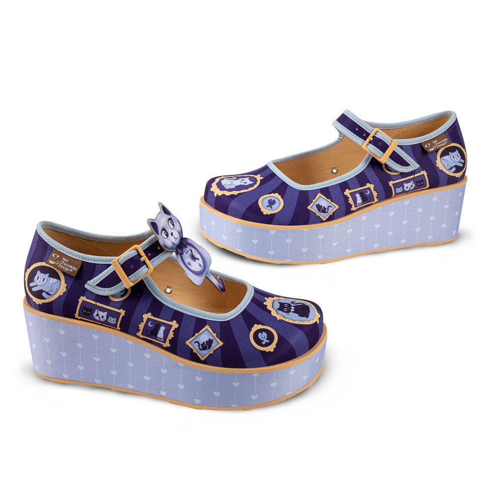 Chocolaticas® Purrfect Time Women's Mary Jane Platform