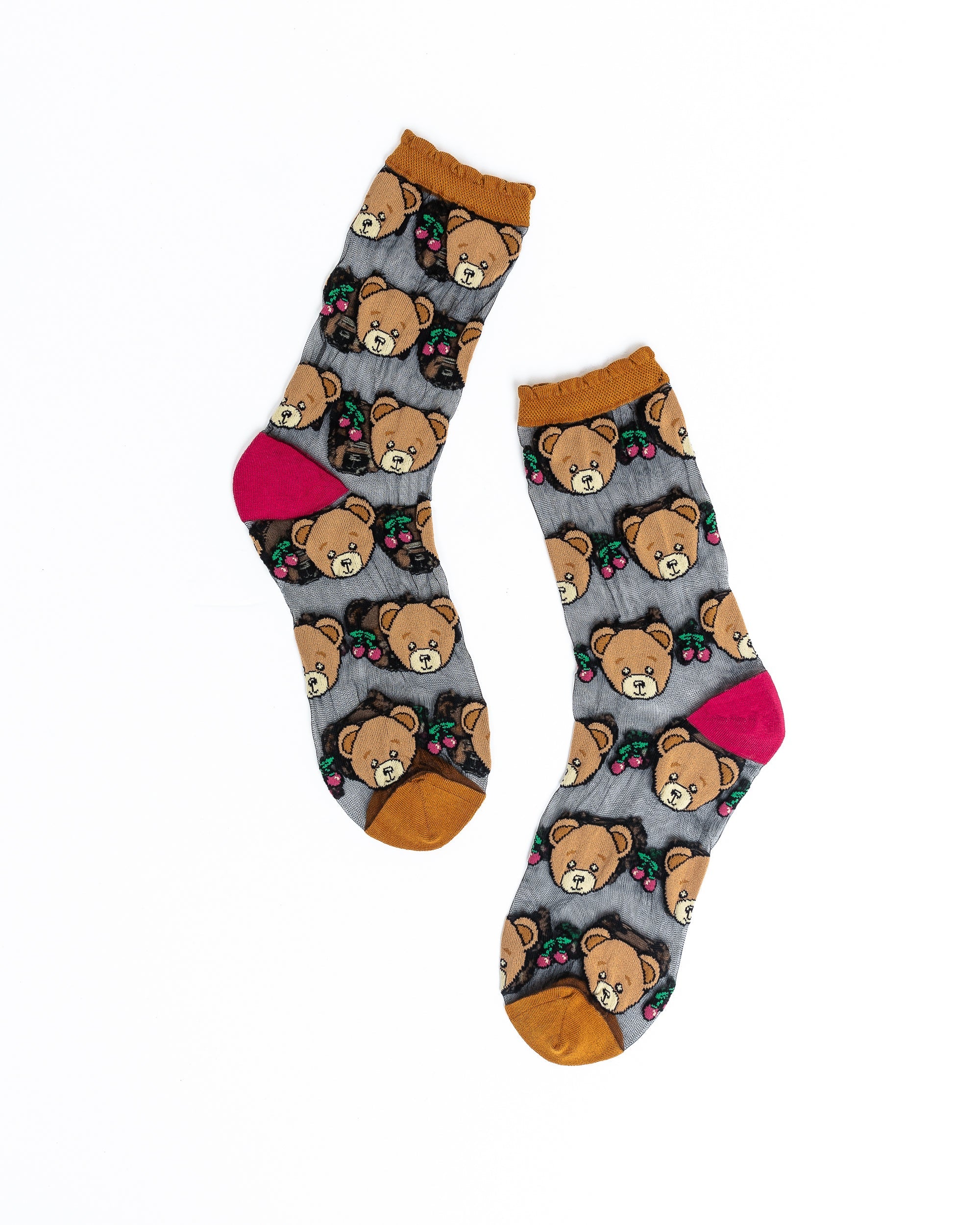 Beary Cute Sheer Socks Bundle 🧸