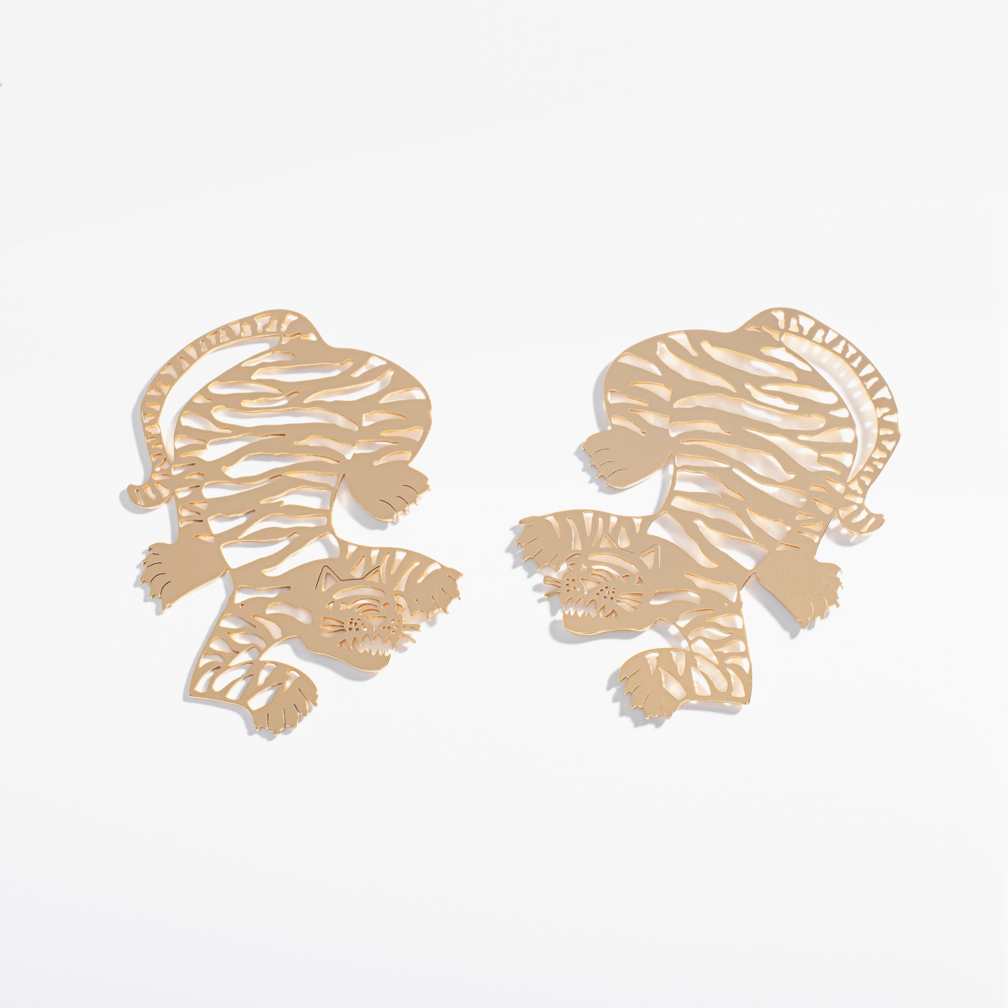 Big Tiger Earrings