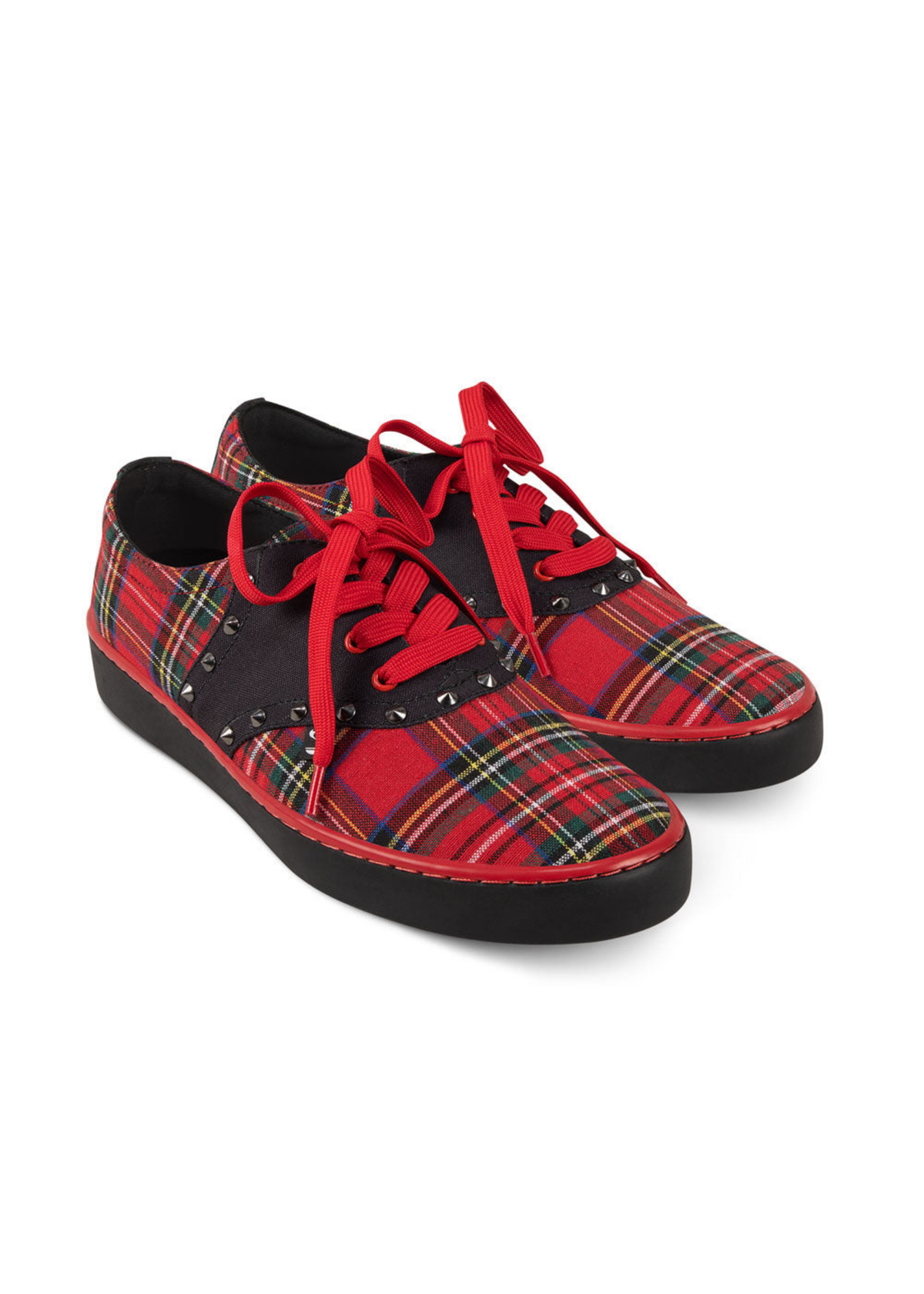 Chocolaticas® Rebel Tartan Casual Sneaker