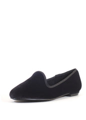 Chain Velvet Loafers